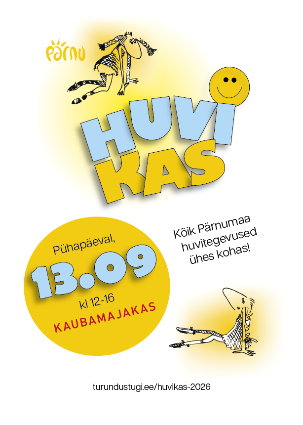 Huvitegevuste mess Huvikas 2026 plakat